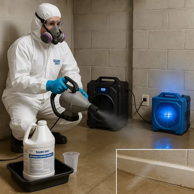 Sanitization and Odor Removal process in Tuckerton, NJ